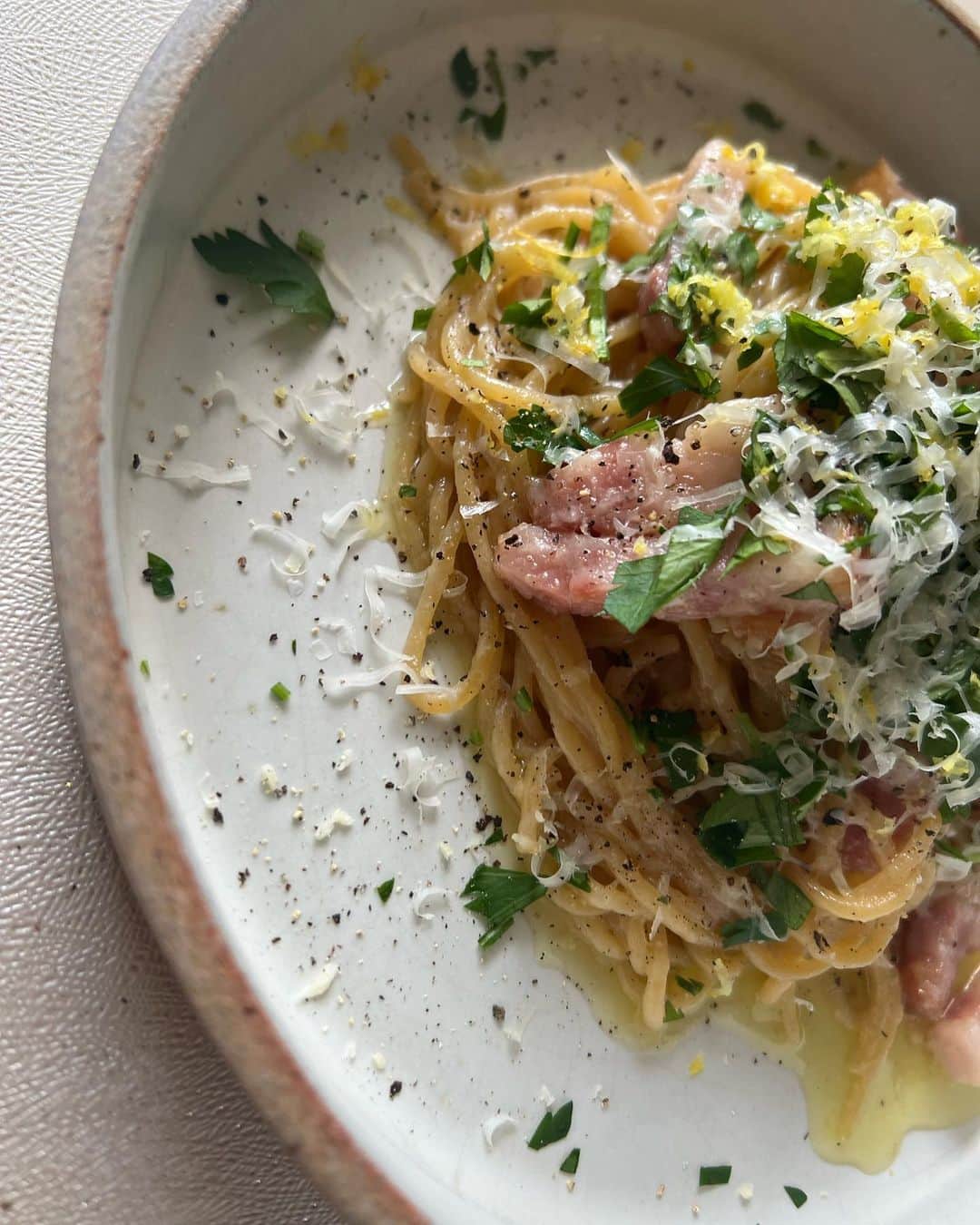 エンドウ豆入りレモンチャーハンのレシピ