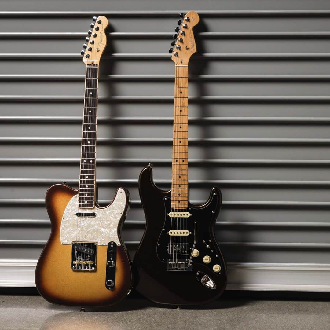Fender Guitarのインスタグラム：「The Mod Shop has new options for customizing your dream guitar, including Mocha Burst and Texas Tea finishes, Pure Vintage Pickups and roasted maple necks. Head to the link in bio to start building.」