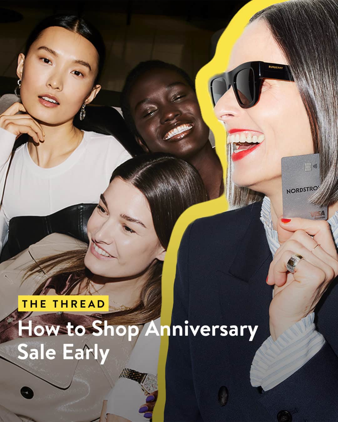 Nordstromのインスタグラム：「Do you want Early Access to Anniversary Sale? The card's the key. Apply for a Nordstrom credit card, get approved and shop by July 13. Cardmembers start at Influencer status. Subject to credit approval. For more details, head to the link in bio.​」