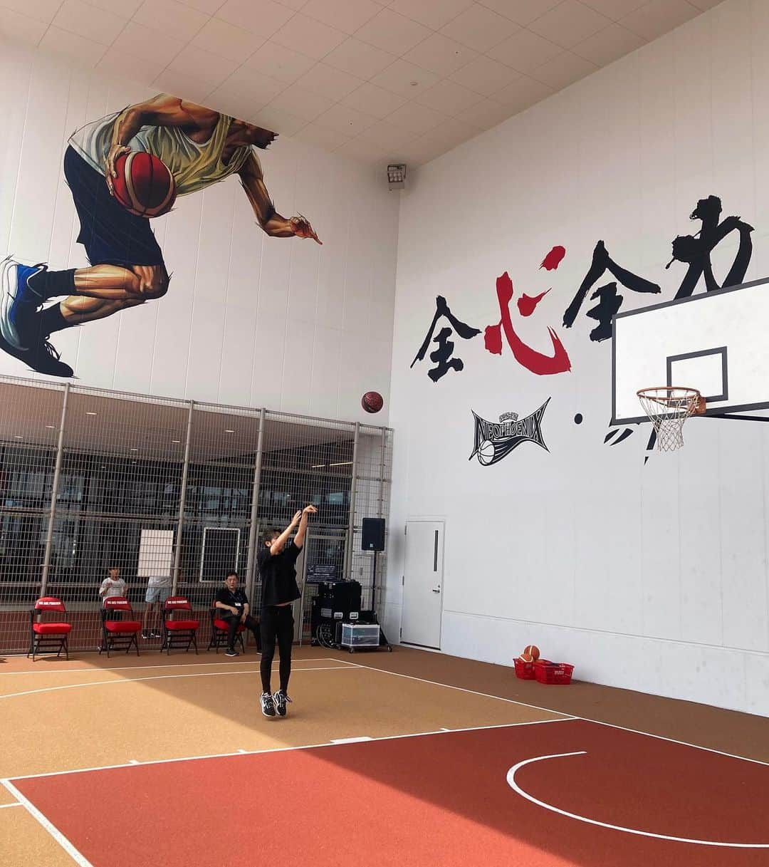 田村大さんのインスタグラム写真 - (田村大Instagram)「The largest drawing in my history appeared on a 3x3 basketball court! ・ @neophoenix_official @aeonmalltoyokawa」6月25日 17時27分 - dai.tamura