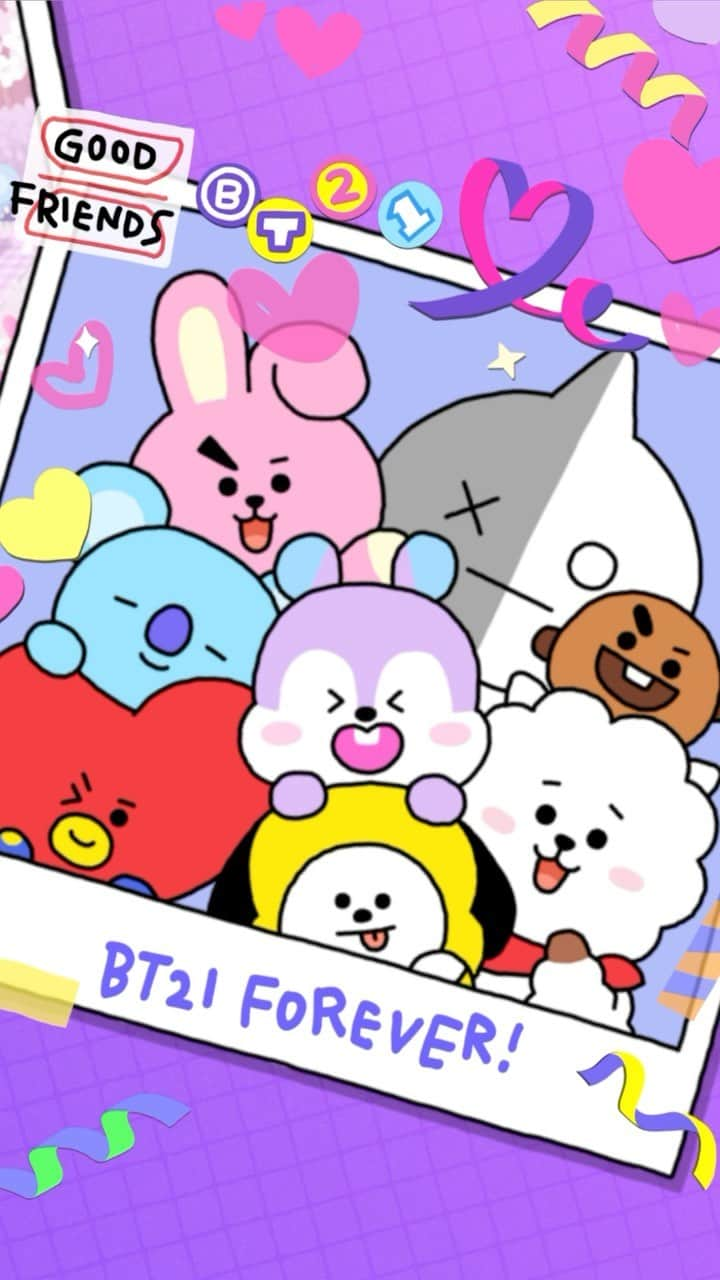 BT21 Stars of tomorrow, UNIVERSTAR!のインスタグラム