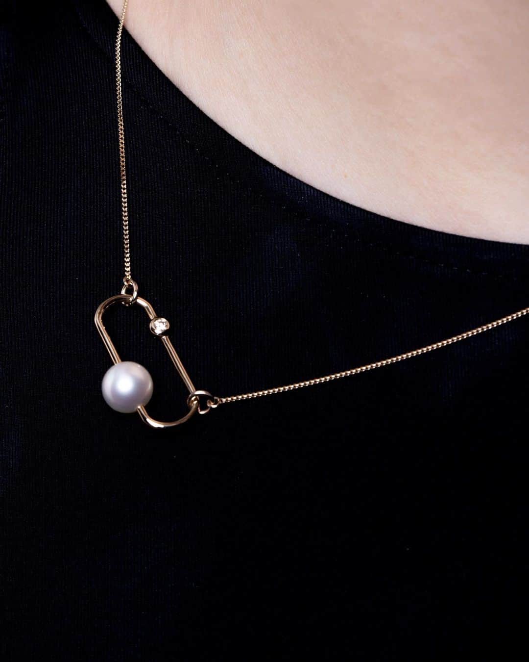 Hirotaka Jewelryのインスタグラム：「“MIRO” DIAMOND PEARL NECKLACE  #hirotakajewelry #necklace」