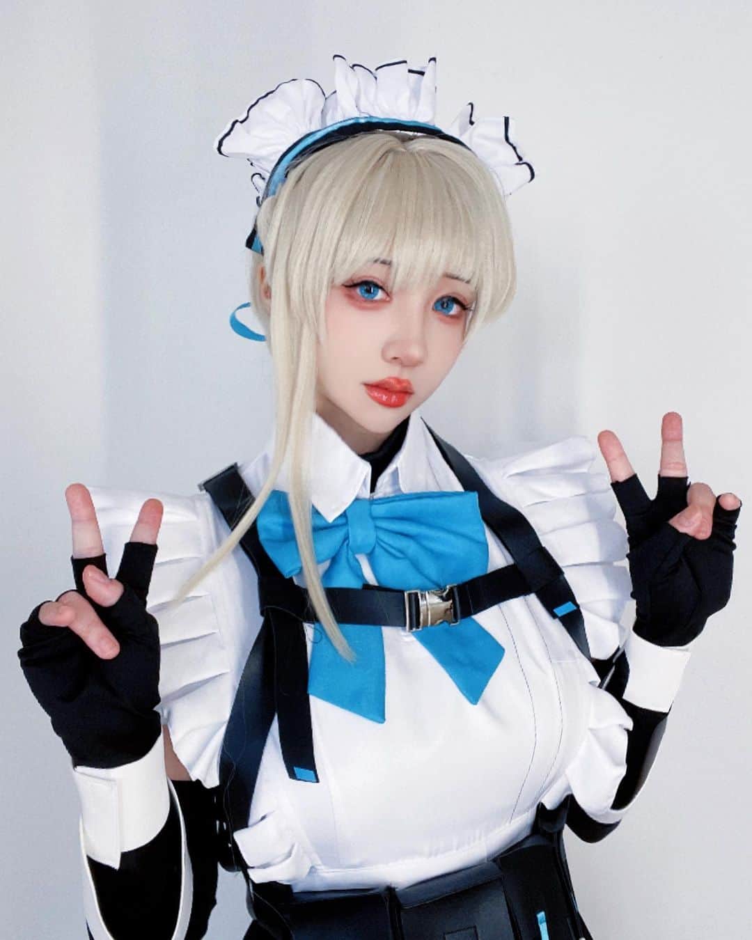 千尋のインスタグラム：「✌️✌️飛鳥馬トキ✨ #bluearchive #飛鳥馬トキ # #cosplay」