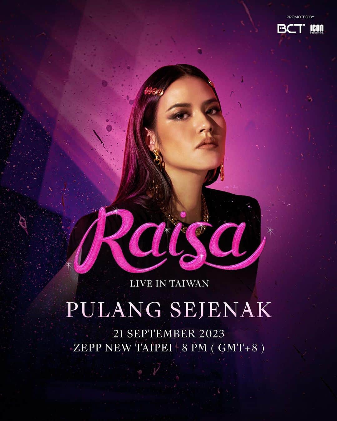 Raisa Andrianaのインスタグラム：「Raisa Live in Taiwan 🇹🇼 Saksikan Konser Pertama Raisa di Taiwan, di mana @raisa6690 akan memukau kita dengan keindahan melodi yang membawa jiwa. Siapkan dirimu untuk bernyanyi dan terhanyut dalam berbagai perasaan!   21 September 2023 | Zepp New Taipei | 8.00PM ( GMT+8 )   Ticket sales announcement on Saturday, 1st of July. Make sure to stay tuned to @bct.tw or visit www.bctmusic.com for all the exciting details.✨   Don't miss out on this unforgettable experience! See you there!    #raisa #raisa6690 #RaisaLiveinTaiwan #PulangSejenak #BCTMusic #BCTConcert #concert #taiwanconcert #zeppnewtaipei#BCTxRAISA#BeconnectedTogether#BCTPresentsRaisa」