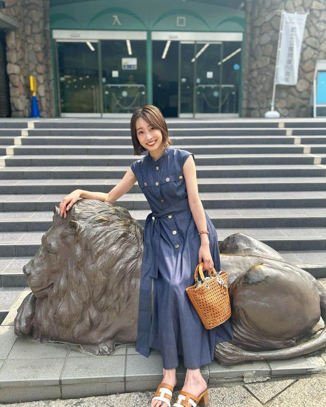 冨張愛のインスタグラム：「Tama Zoo🐘🐅🐆🐾 どうしても食べたかったアイスのために多摩に来て 時間があったので動物園に寄り道。 大人になってもワクワクは止まらず、 とても楽しかった🦁🚌」
