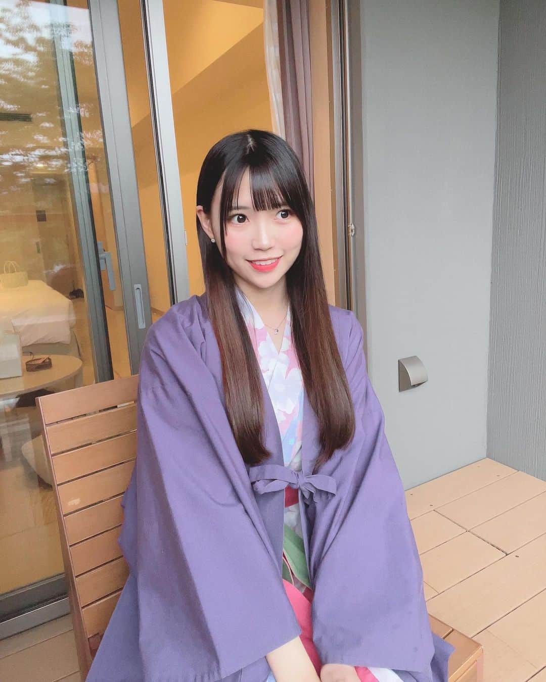 尾上美月のインスタグラム：「箱根プチ旅行行ってきました♨️☺️  美味しいものいっぱい食べて幸せでした〜🙈🩷  #家族旅行 #ootd #fyp #温泉旅館 #instagood #travel #箱根 #箱根旅行 #箱根湯本 #箱根温泉 #旅行」