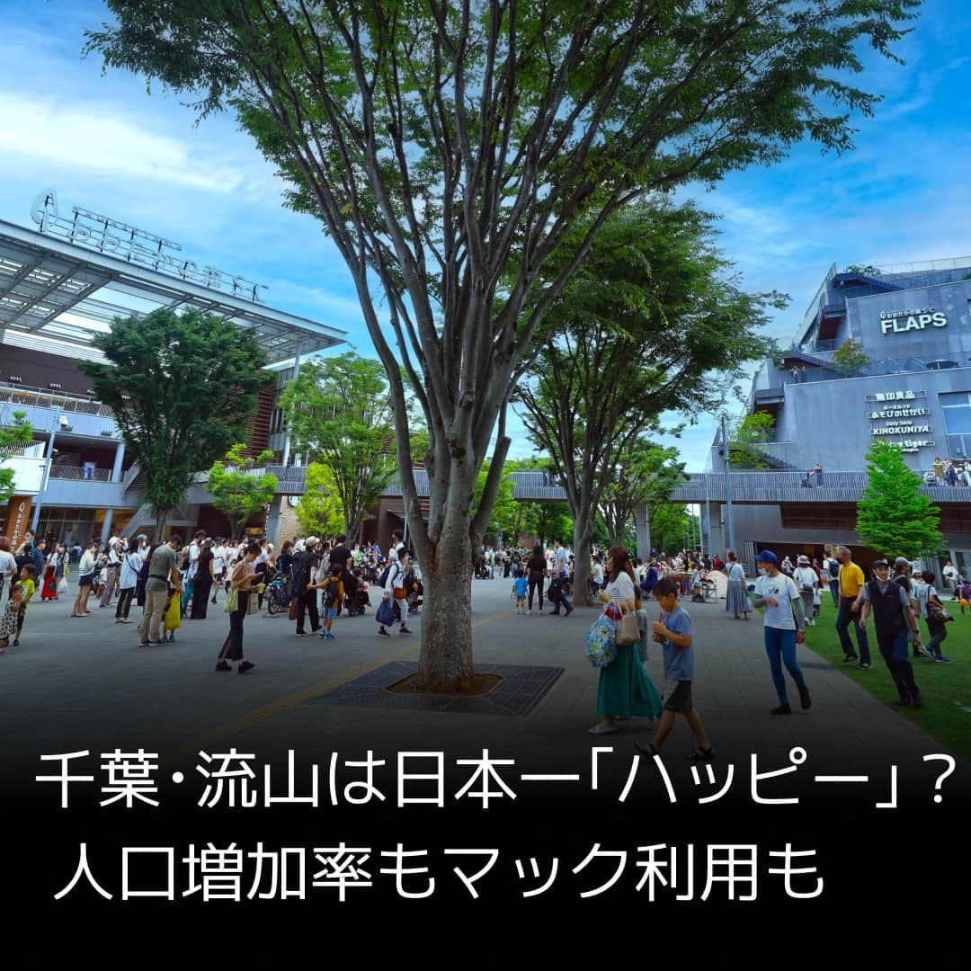 日本経済新聞社さんのインスタグラム写真 - (日本経済新聞社Instagram)「千葉県流山市の存在感が増しています。30〜40代の家族連れ中心に転入が進み、人口増加率は6年連続で全国の市でトップ。市の中心にある流山おおたかの森駅周辺は商業施設が林立し、若くて旺盛な消費により「日本一」が並びます。背伸びしすぎない子育て世帯にとって、一通りなんでもそろうハッピーな街に育ちつつあります。⁠ ⁠ 詳細はプロフィールの linkin.bio/nikkei をタップ。⁠ 投稿一覧からコンテンツをご覧になれます。⁠ ⁠ #流山 #流山おおたかの森 #流山市」6月25日 20時30分 - nikkei