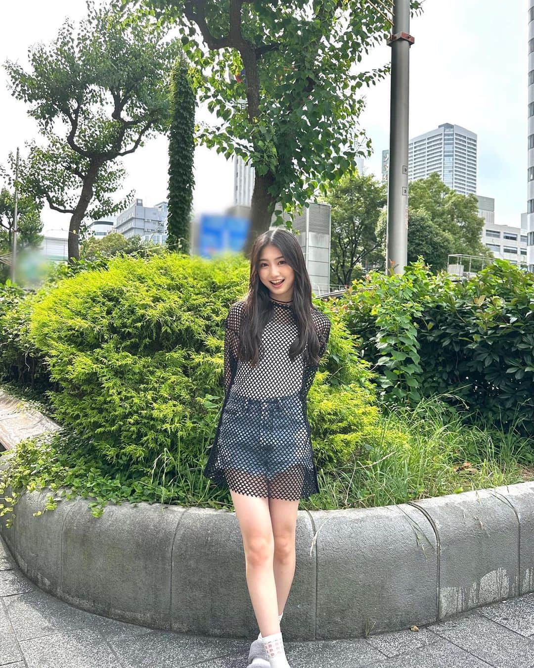 塩月希依音さんのインスタグラム写真 - (塩月希依音Instagram)「あついね〜☀️🍃  #夏#夏コーデ#code#コーデ#fashion #ファッション#あみあみ #メッシュ#メッシュトップス #ショートパンツ#ショートパンツコーデ #デニム#jk#ljk #05#05년생 #05line#ootd#ootdfashion」6月25日 21時26分 - keito.shiotsuki