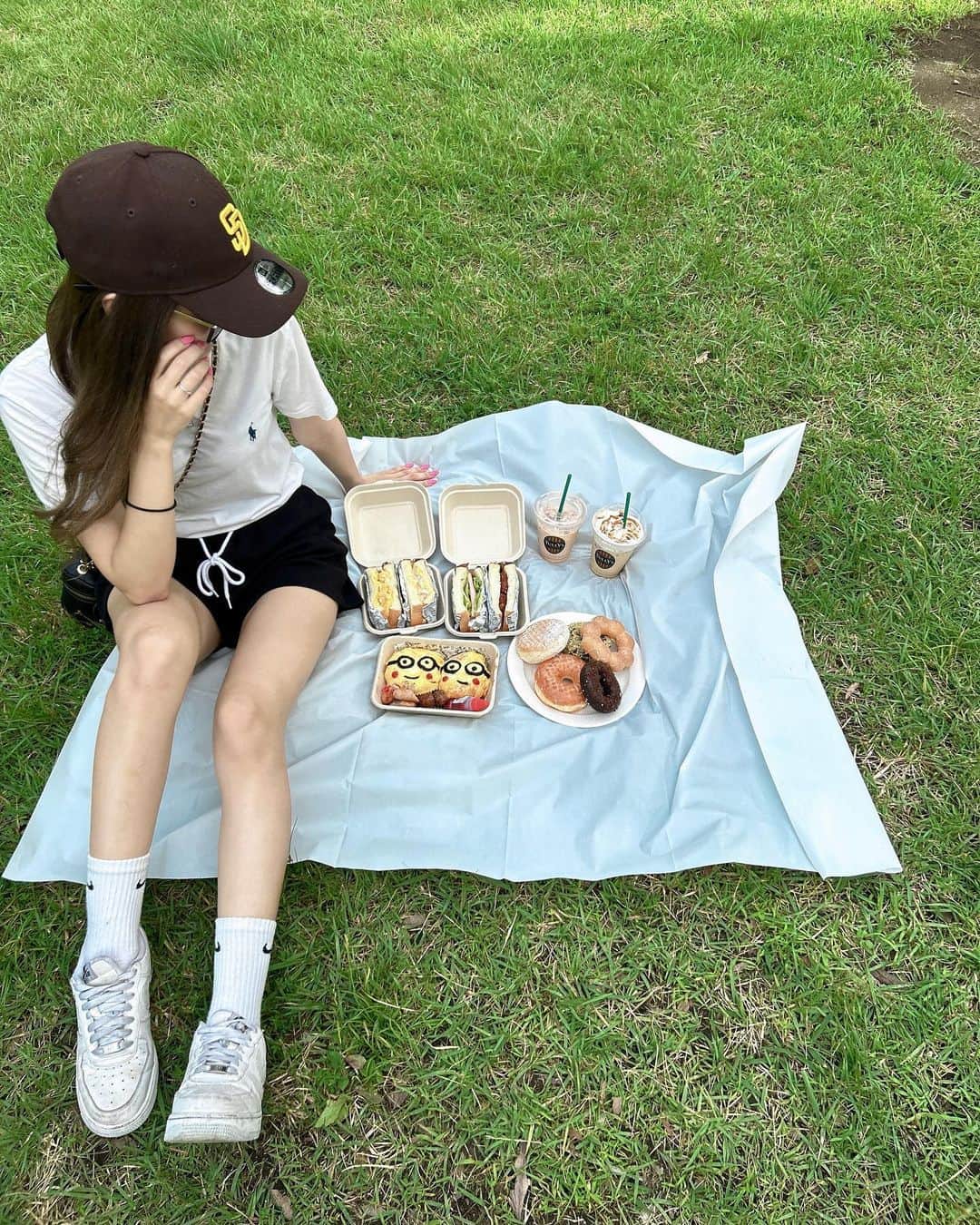 大野瑞希さんのインスタグラム写真 - (大野瑞希Instagram)「picnicしてきたよん♡   #ハワイ公園  #picnic」6月25日 22時10分 - mi_0889