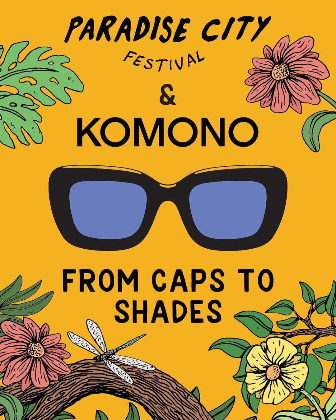 コモノのインスタグラム：「♻️ FROM CAPS TO SHADES ♻️  This year, we’re teaming up with @paradisecityofficial to take recycling to the next level!  We'll be collecting every plastic cap from the festival's bottles, ensuring not a single one goes to waste.  But here's the best part😎: we'll be transforming these caps into a stunning collection of sunglasses for next year's festival-goers.  Get ready to eco-rave in style!」