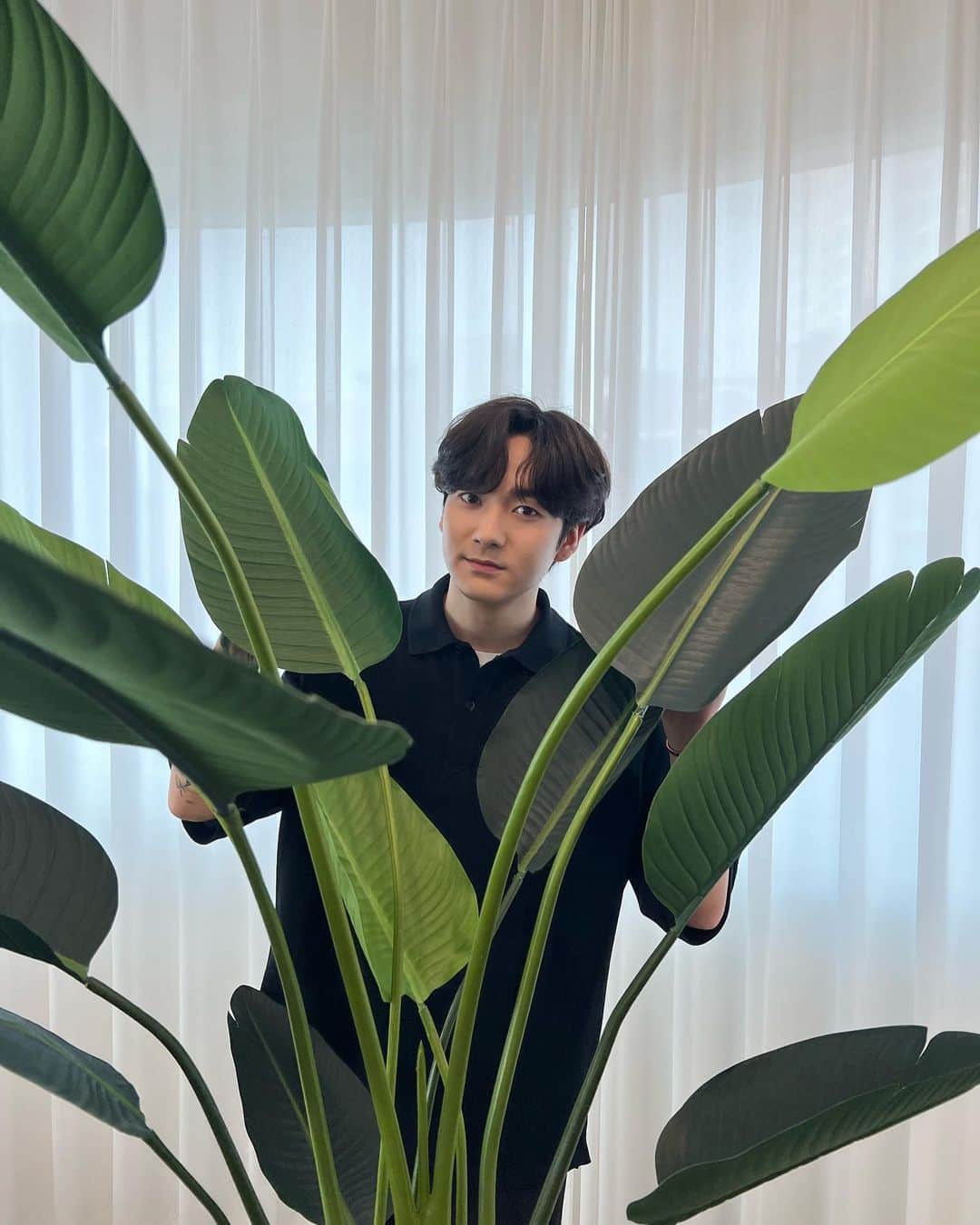 アロン のインスタグラム：「🍀👀🍀」