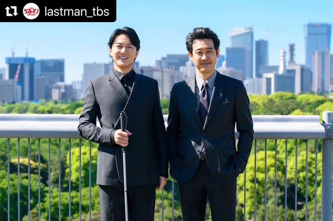 福山雅治さんのインスタグラム写真 - (福山雅治Instagram)「#Repost @lastman_tbs with @use.repost ・・・ 皆様、3ヶ月間応援してくださり、ありがとうございました💓  皆様に支えられて、無事41年前の真相まで辿り着くことができました。  Hey, brother🖐️ ラストマンズの絆はこれからも続きます☺️  #ラストマン #福山雅治 #大泉洋 #永瀬廉 #今田美桜  #寺尾聰 #吉田羊 #上川隆也」6月25日 22時57分 - masaharu_fukuyama_official