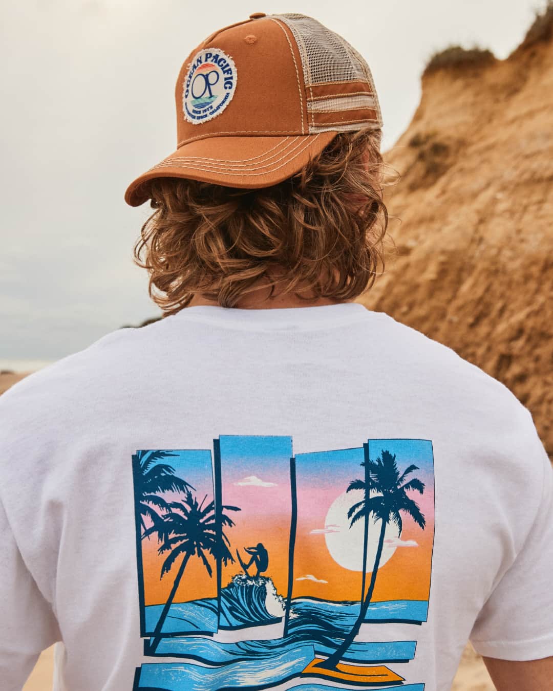 のインスタグラム：「Stay salty in OP. Shop the latest summer collection now.」