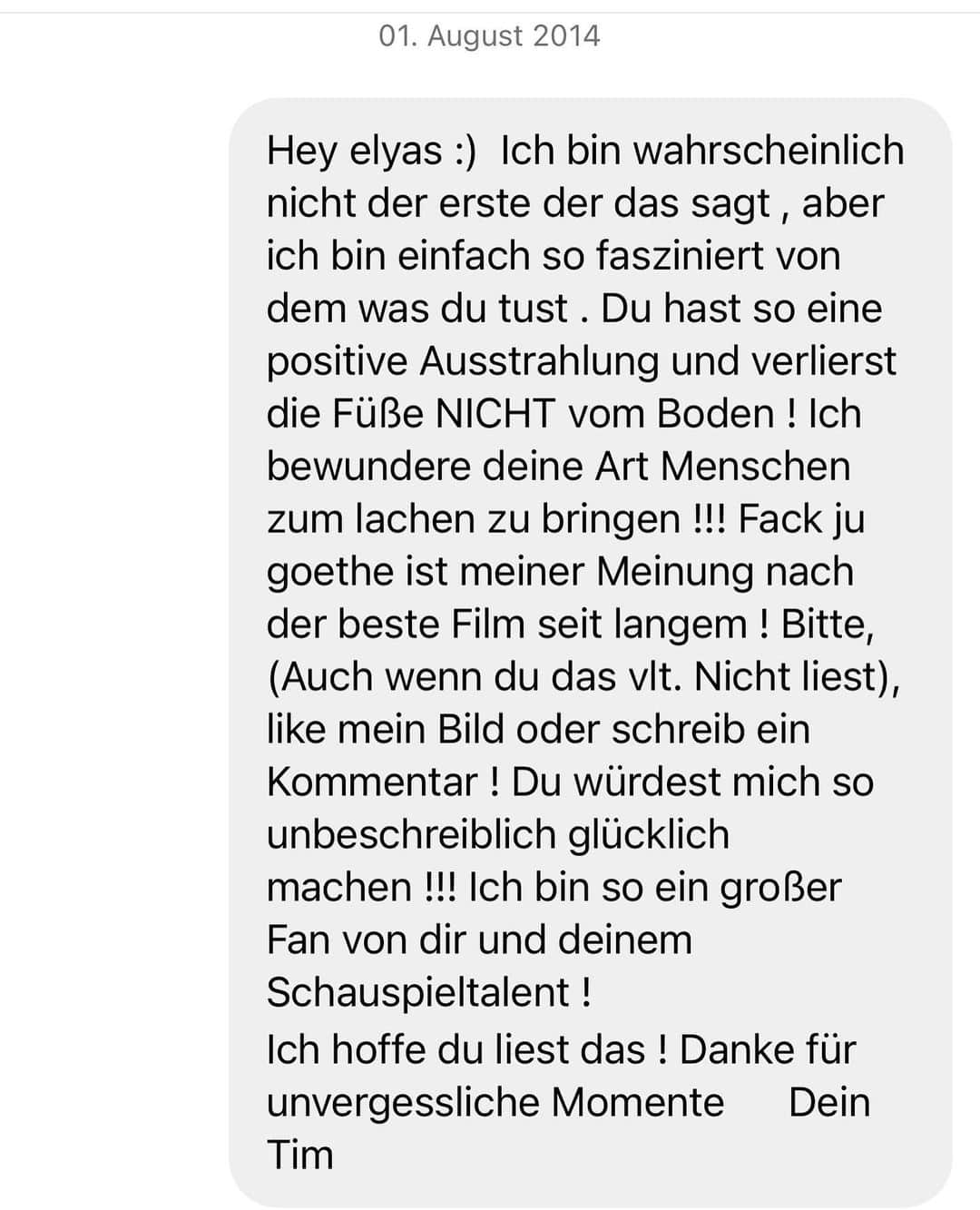 エリヤス・エンバレクさんのインスタグラム写真 - (エリヤス・エンバレクInstagram)「9 Jahre später hat er mir erst geantwortet & als Entschuldigung sogar das Essen bezahlt 😭」6月26日 5時32分 - elyas_mbarek