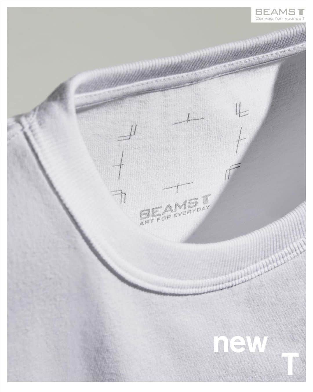 ビームスさんのインスタグラム写真 - (ビームスInstagram)「… BEAMS T 『new T』 6.30（fri.）Release  @beams_t  Canvas for yourself.   Tシャツを表現媒体にアーティスティックな  グラフィックを日常に届けてきたBEAMS T。   そんな私たちが出した新しいこたえは、  いろんな個性を映し出す「着るキャンバス」です。   生地の風合いやカラーそのものを純粋に楽しむ。  魅力的なグラフィックやメッセージを載せる。  どちらにも適した、理想のボディが完成しました。   もっとも身近で、もっとも自由な衣服。  BEAMS Tは、Tシャツの普遍的な価値を  いまの時代に合わせて進化させていきます。   Art Direction:@takahiro_yasuda @shinknownsuke  Copywriter:@r.suzuki  Photography:@makototakeuchips Retouch:@andytrowa  Design Assistant:@ufo_girl01  Styling: ART POSITION  Creative Producer: @biscco Production Manager: @fukudatroyippei Production: @cekai_jp  発売日 2023年6月30日（金）  詳細はこちらから！ https://www.beams.co.jp/news/3588/ 🔗→@beams_official ストーリーズハイライト”News”より  #beamst #beams #newt」6月28日 20時00分 - beams_official