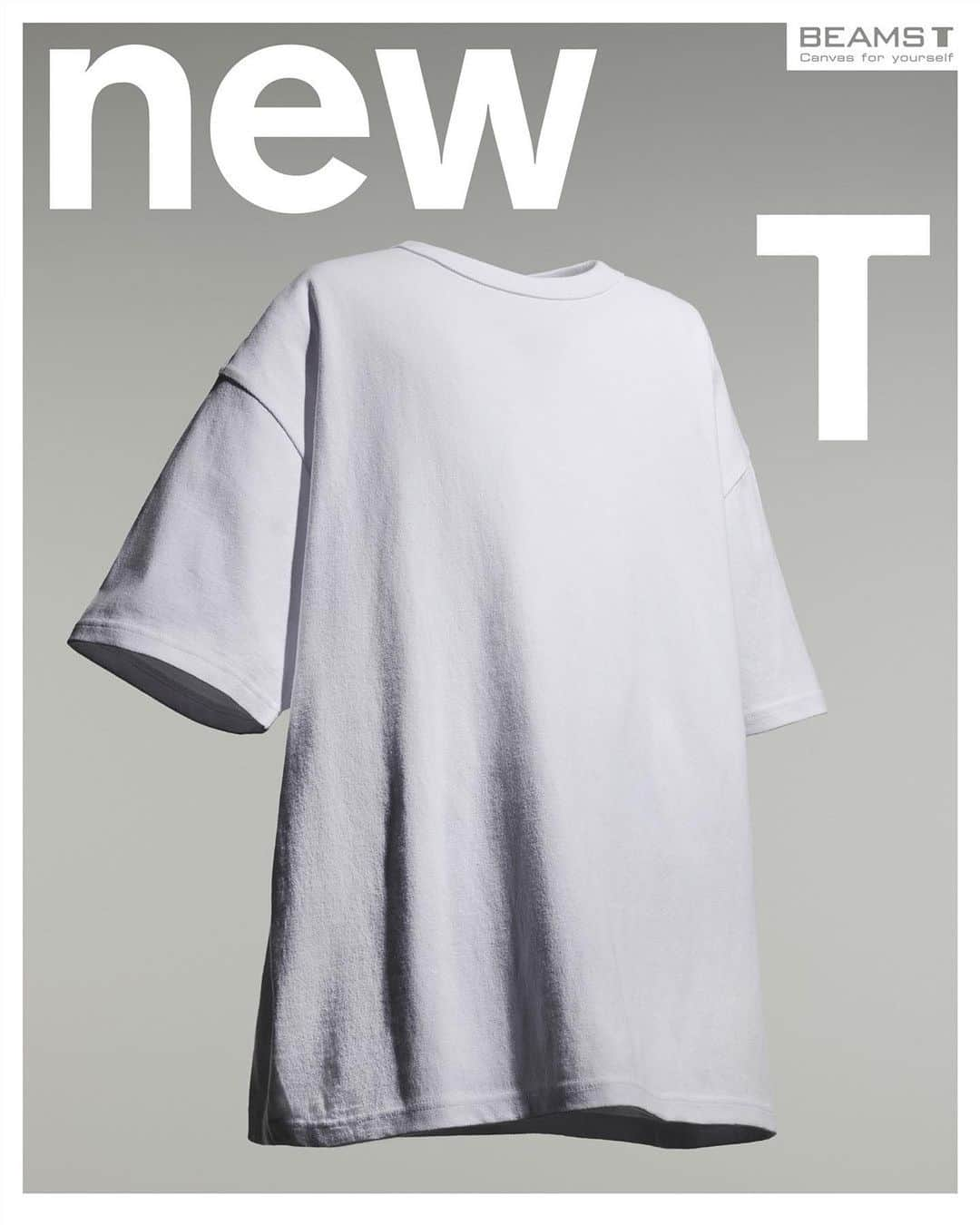 ビームスさんのインスタグラム写真 - (ビームスInstagram)「… BEAMS T 『new T』 6.30（fri.）Release  @beams_t  Canvas for yourself.   Tシャツを表現媒体にアーティスティックな  グラフィックを日常に届けてきたBEAMS T。   そんな私たちが出した新しいこたえは、  いろんな個性を映し出す「着るキャンバス」です。   生地の風合いやカラーそのものを純粋に楽しむ。  魅力的なグラフィックやメッセージを載せる。  どちらにも適した、理想のボディが完成しました。   もっとも身近で、もっとも自由な衣服。  BEAMS Tは、Tシャツの普遍的な価値を  いまの時代に合わせて進化させていきます。   Art Direction:@takahiro_yasuda @shinknownsuke  Copywriter:@r.suzuki  Photography:@makototakeuchips Retouch:@andytrowa  Design Assistant:@ufo_girl01  Styling: ART POSITION  Creative Producer: @biscco Production Manager: @fukudatroyippei Production: @cekai_jp  発売日 2023年6月30日（金）  詳細はこちらから！ https://www.beams.co.jp/news/3588/ 🔗→@beams_official ストーリーズハイライト”News”より  #beamst #beams #newt」6月28日 20時00分 - beams_official