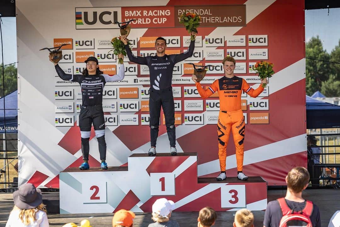 のインスタグラム：「World Cup 2nd 🥈  What a day🤯 Made a main for the first time in 2years and ended up 2nd place! Feel just Just amazing can’t describe how much happy I am! Thank you everyone who’s behinds me! • ワールドカップ第4戦、準優勝で終えました！今でも信じれないですが、すごく嬉しいです！長らく海外で結果を出せて無かったですが、諦めなければ叶うことが分かりました。この調子で8月の世界選も頑張ります！日本から応援してくださった皆さん、ありがとうございました！ Pc @navadanet #TenBMXCommandments #papendal」