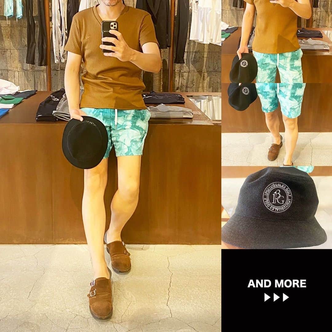 のインスタグラム：「✨今日のN.K.B STYLE✨ 👕【Tシャツ】1piu1uguale3 2023 S/S 113 MIDDLE V (CAMEL) 👖【パンツ】1piu1uguale3 2023 S/S EASY SHORTS (TURQUOISE) 🎩【防止】1PIU1UGUALE3 GOLF 2023 S/S 113 GOLF MINI PILE CIRCLE BUCKET HAT (BLACK)  セレクトショップN.K.B小林です。  本日は、T-SHIRTS & SHORT PANTSスタイルで。 BROWN x BLUEの色合わせがお気に入りです☆  モノトーン以外の色合わせはおススメ!! 是非、お試しください♪  紫外線対策に、ファッションアイテムとしても重宝するTOMFORD EYEWEAR,HOORSENBUHS。 是非店頭でお試しください。  全品送料無料❗️新規会員登録ですぐ使える1,000ポイントも進呈中です。  ++++++++++++++++++++ N.K.Bは、福井県福井市にあるセレクトショップ。 オーナーの小林が、取扱ブランドの最旬コーデと新作先行予約・入荷情報をPostしています。 もしよければ、いいね＆フォローよろしくお願いします❗  【主な取扱ブランド】 AKM | エイケイエム VEGAHLUXE | ヴェガリュクス 1piu1uguale3 | ウノピュウノウグァーレトレ 1piu1uguale3 SPORT| ウノピュウノウグァーレトレスポーツ LUXE163AKMBB | リュクス163エイケイエムビービー Junhashimoto | ジュンハシモト TFW49 | ティーエフダブリューフォーティーナイン TOM FORD EYEWEAR | トムフォード アイウェア DABORO | ダボロ PIUORO | ピウオッロ MOOSEKNUCKLES | ムースナックルズ newblance | ニューバランス and more… ++++++++++++++++++++  #1piu1uguale3 #ウノピュウノウグァーレトレ  #エヌケービー #メンズファッション #メンズファッションコーデ #ファッション好きと繋がりたい #メンズコーデ #お洒落さんと繋がりたい #おしゃれさんと繋がりたい #服好きな人と繋がりたい #ファッション好きな人と繋がりたい #ファッション大好き #今日のコーデ #本日のコーデ #ファッションコーデ #インスタファッション #エヌケービー #ファッションスナップ #ファッション好き #アパレルショップ #ファッションコーディネート #メンズアパレルショップ」