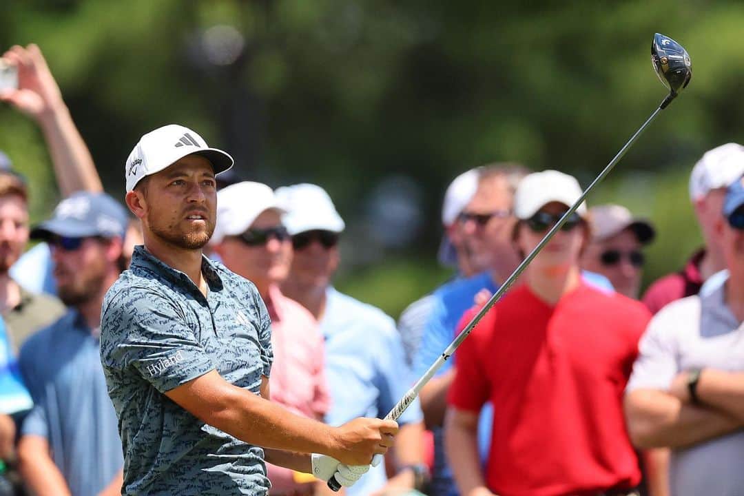 ザンダー・シャウフェレのインスタグラム：「Always great to be back out at the @travelerschamp Time now for some rest before heading over to 🏴󠁧󠁢󠁳󠁣󠁴󠁿 and defend the 🏆@scottish_open」