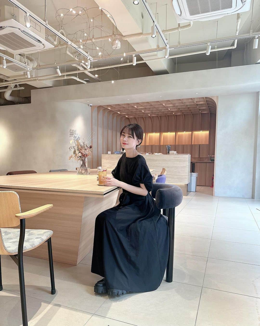のインスタグラム：「おしゃれなカフェだったよ〜☕️❤︎」