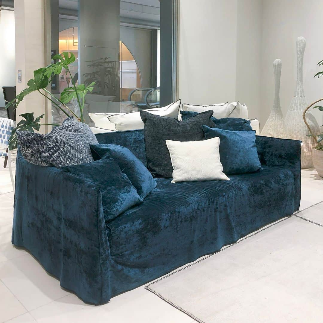 GERVASONI JAPAN / ジェルバゾーニ ジャパンのインスタグラム：「【 SALEのご案内 】  SOFA：GHOST112  奥行がゆったりしているGHOSTシリーズ。 ベルベットのようなファブリックで 高級感もあります。  ・・・  期間中、GERVASONI TOKYOにて現品限りの展示品特別セールを開催いたします。 30～50%OFFにてご提供させていただきますので、是非ご来店くださいませ。  【 期間 】 2023年6月24日(土) ～ 8月27日(日)  【 GERVASONI TOKYO 】 〒107-0061 東京都港区北青山3 丁目11-7 Ao ビル 1F 営業時間：11:00 ～ 20:00 Tel. 03-5962-6477 mail : info@gervasoni.jp  ※一部対象外の商品もございます。予めご了承くださいませ。 ※展示内容につきましてはお手数ではございますが店頭にてご確認くださいませ。 ※お品物のお届けは、ご注文後1ヶ月以内に限らせていただきます。  . . . #gervasoni #gervasoni1882 #gervasonitokyo #luxuryfurniture #furniture #interior #showroom #ジェルバゾーニ #インテリア #家具 #インテリアデザイン #インテリアコーディネート #レイアウト #ライフスタイル #デザイン #イタリア家具 #GHOST」