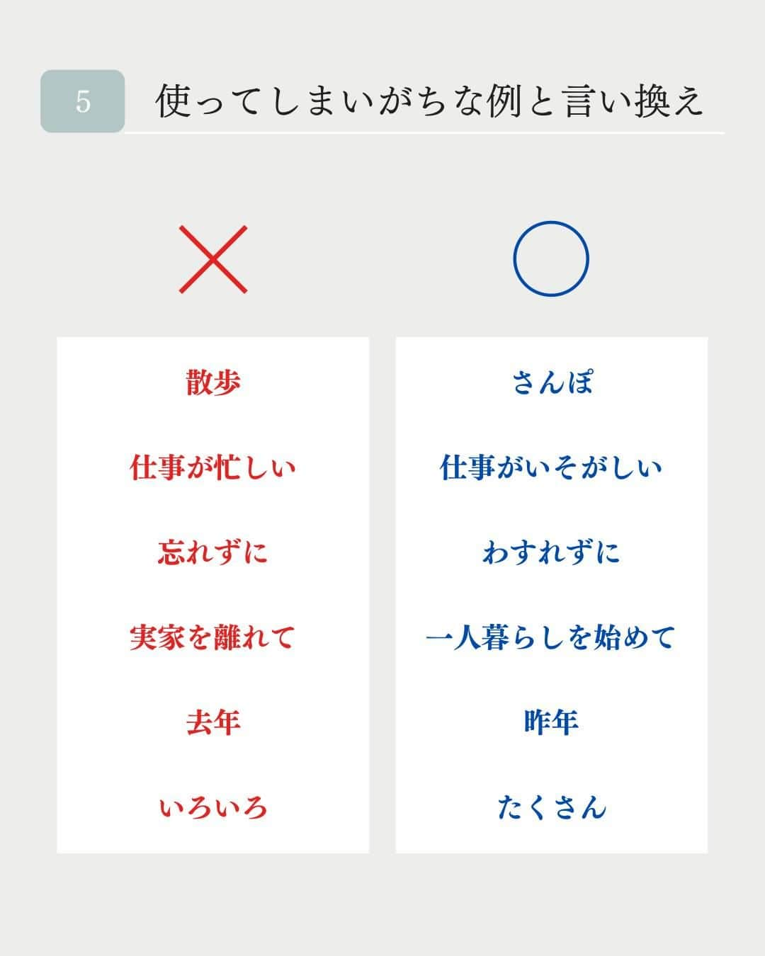 マイプリントさんのインスタグラム写真 - (マイプリントInstagram)「. 結婚式のマナー知識「忌み言葉編」🧐💭  結婚式では使ってはいけない言葉がある.. というのは耳にしたことがある方も多いと思います  今回は結婚式だからこそ気を付けてほしい言葉のポイントを ぎゅっとまとめていますので ぜひ最後までご覧いただき役立ててください✨  招待状や席次表のご挨拶文は テンプレートの用意があることが多いですが 席次表のプロフィール欄はおふたりで いちから言葉を紡いでいく場所ですよね☝️🤍  苦手な方も少なくないと思いますが その人その人の感性で紡がれた言葉たちをみると とても愛おしく素敵だなあと思います🥰 ぜひおふたりらしい言葉をおもいっきり紡いでくださいね🤍  #ペーパーコンシェルジュ #マイプリント #プレ花嫁 #結婚式準備 #結婚式のマナー #日本中のプレ花嫁さんと繋がりたい #2023夏婚 #2023秋婚 #2023冬婚 #2024春婚  #ペーパーアイテム #ウェディングペーパーアイテム #招待状 #席次表 #メニュー表 #席札 #席次表準備 #忌み言葉」6月26日 20時00分 - myprint_wedding