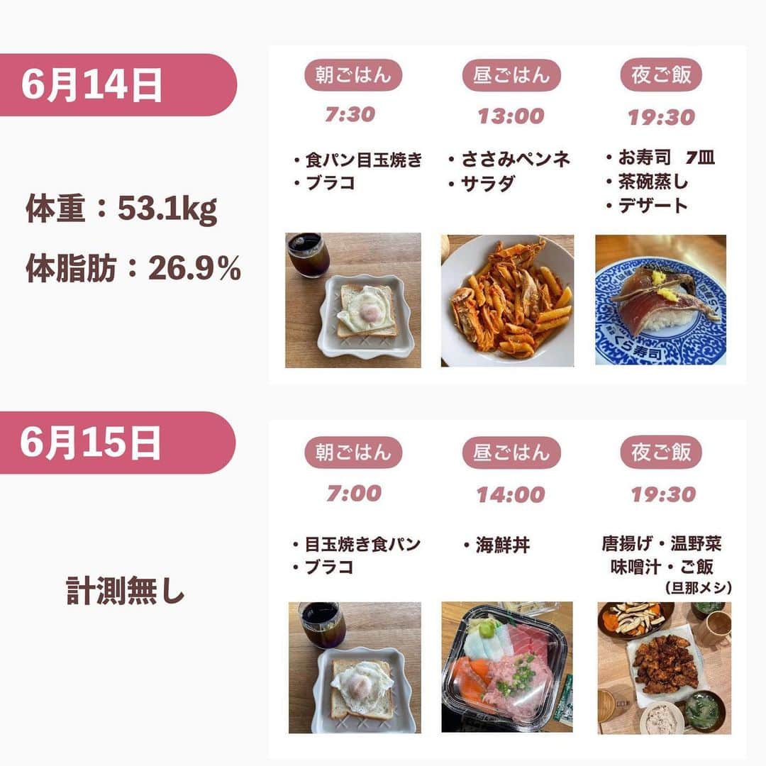 のあさんのインスタグラム写真 - (のあInstagram)「【再ダイエット中の食事記録】 ⁡ ⁡ ストーリーにも載せていますが投稿にも🥢 ⁡ リバウンドし再ダイエット中の食事です！ 以降の食事記録はストーリーへ😋 トレーニング内容とボディ写真も載せています！ ⁡ 私は、旦那がいるので基本普通の食事です！ 毎食野菜たっぷり！むね肉！オートミール！ などのよくあるダイエット食はできなくて 普通の食事で痩せようと思っています😆❤️‍🔥 ⁡ 6ヶ月で18kg痩せた時も普通の食事でした！ ⁡ ⁡ お仕事は基本在宅で動かないので 朝は少なめで昼に好きなものを食べます！ 夜は旦那が作ってくれたりもします😌✨️ ⁡ ⁡ ちゃんとダイエット食を食べないと痩せない って思ってる方は大丈夫です！！痩せます🙄 ⁡ ＂食べたら動く！少しでも動く＂を意識し ちりつもで頑張っていきましょう❤️‍🔥 ⁡ ⁡ 食事記録は参考にならないかもしれないですが 一緒に頑張ってるんだと思っていただけたら幸いです🩵 ⁡ ⁡ 𓐄 𓐄 𓐄 𓐄 𓐄 𓐄 𓐄 𓐄 𓐄 𓐄 𓐄 𓐄 𓐄 𓐄 𓐄 𓐄 𓐄 𓐄 𓐄 𓐄 𓐄 𓐄 𓐄 ⁡ ～ リバウンド後のダイエット中 ～ ⁡ 食事・運動・体重・ボディはストーリーへ❤️‍🔥 一緒に頑張る仲間募集中です！ ⁡ 𓐄 𓐄 𓐄 𓐄 𓐄 𓐄 𓐄 𓐄 𓐄 𓐄 𓐄 𓐄 𓐄 𓐄 𓐄 𓐄 𓐄 𓐄 𓐄 𓐄 𓐄 𓐄 𓐄 ⁡ produced 🧘‍♀️ @coanon.official private🧣 @nooa__sab  diet companion 🍽 @tsuki_diet31  ⁡ YouTubeで一緒にトレーニング🤸‍♂️ 【のあちゃんねる】で検索してね！ ⁡ 𓐄 𓐄 𓐄 𓐄 𓐄 𓐄 𓐄 𓐄 𓐄 𓐄 𓐄 𓐄 𓐄 𓐄 𓐄 𓐄 𓐄 𓐄 𓐄 𓐄 𓐄 𓐄 𓐄 ⁡ ⁡ #ダイエット #ダイエット仲間募集 #モチベーション #ビフォーアフター #ダイエットアカウント #痩せる #ダイエット記録 #ダイエット記録 #痩せる方法 #脚痩せ #お腹痩せ #下腹部痩せ #太もも痩せ #のあトレ #のあちゃんねる #リバウンド」6月26日 20時02分 - diet_nooa