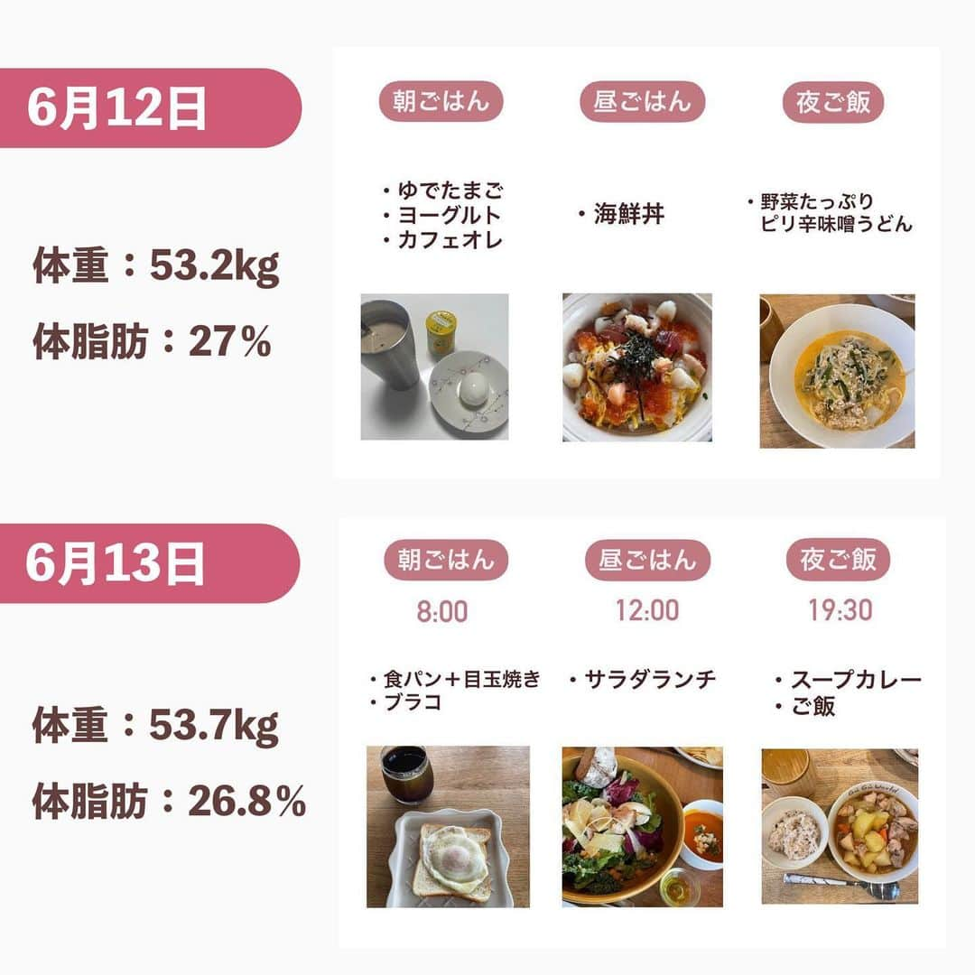 のあさんのインスタグラム写真 - (のあInstagram)「【再ダイエット中の食事記録】 ⁡ ⁡ ストーリーにも載せていますが投稿にも🥢 ⁡ リバウンドし再ダイエット中の食事です！ 以降の食事記録はストーリーへ😋 トレーニング内容とボディ写真も載せています！ ⁡ 私は、旦那がいるので基本普通の食事です！ 毎食野菜たっぷり！むね肉！オートミール！ などのよくあるダイエット食はできなくて 普通の食事で痩せようと思っています😆❤️‍🔥 ⁡ 6ヶ月で18kg痩せた時も普通の食事でした！ ⁡ ⁡ お仕事は基本在宅で動かないので 朝は少なめで昼に好きなものを食べます！ 夜は旦那が作ってくれたりもします😌✨️ ⁡ ⁡ ちゃんとダイエット食を食べないと痩せない って思ってる方は大丈夫です！！痩せます🙄 ⁡ ＂食べたら動く！少しでも動く＂を意識し ちりつもで頑張っていきましょう❤️‍🔥 ⁡ ⁡ 食事記録は参考にならないかもしれないですが 一緒に頑張ってるんだと思っていただけたら幸いです🩵 ⁡ ⁡ 𓐄 𓐄 𓐄 𓐄 𓐄 𓐄 𓐄 𓐄 𓐄 𓐄 𓐄 𓐄 𓐄 𓐄 𓐄 𓐄 𓐄 𓐄 𓐄 𓐄 𓐄 𓐄 𓐄 ⁡ ～ リバウンド後のダイエット中 ～ ⁡ 食事・運動・体重・ボディはストーリーへ❤️‍🔥 一緒に頑張る仲間募集中です！ ⁡ 𓐄 𓐄 𓐄 𓐄 𓐄 𓐄 𓐄 𓐄 𓐄 𓐄 𓐄 𓐄 𓐄 𓐄 𓐄 𓐄 𓐄 𓐄 𓐄 𓐄 𓐄 𓐄 𓐄 ⁡ produced 🧘‍♀️ @coanon.official private🧣 @nooa__sab  diet companion 🍽 @tsuki_diet31  ⁡ YouTubeで一緒にトレーニング🤸‍♂️ 【のあちゃんねる】で検索してね！ ⁡ 𓐄 𓐄 𓐄 𓐄 𓐄 𓐄 𓐄 𓐄 𓐄 𓐄 𓐄 𓐄 𓐄 𓐄 𓐄 𓐄 𓐄 𓐄 𓐄 𓐄 𓐄 𓐄 𓐄 ⁡ ⁡ #ダイエット #ダイエット仲間募集 #モチベーション #ビフォーアフター #ダイエットアカウント #痩せる #ダイエット記録 #ダイエット記録 #痩せる方法 #脚痩せ #お腹痩せ #下腹部痩せ #太もも痩せ #のあトレ #のあちゃんねる #リバウンド」6月26日 20時02分 - diet_nooa