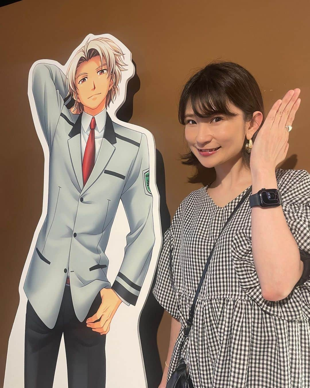 小俣里奈のインスタグラム：「昨日は ときめきメモリアルGirls Side 20周年記念展 にお邪魔してきました！ 高校生の頃から愛してやまないときメモgsシリーズ、、 私のリアル青春は部活7割、ときメモ3割だった気がします。笑 推し活、控えめに言って最高ですね！  オタク発揮するとたまに意外〜って言われるけど 中学の頃から割と重度のオタクおまたです🫠  #ときめきメモリアルgirlsside20周年  #ときメモ展  #ときメモgs #東京アニメセンター #推し活 #オタ活 #小俣里奈　#omatarina #たまには趣味のおはなし」