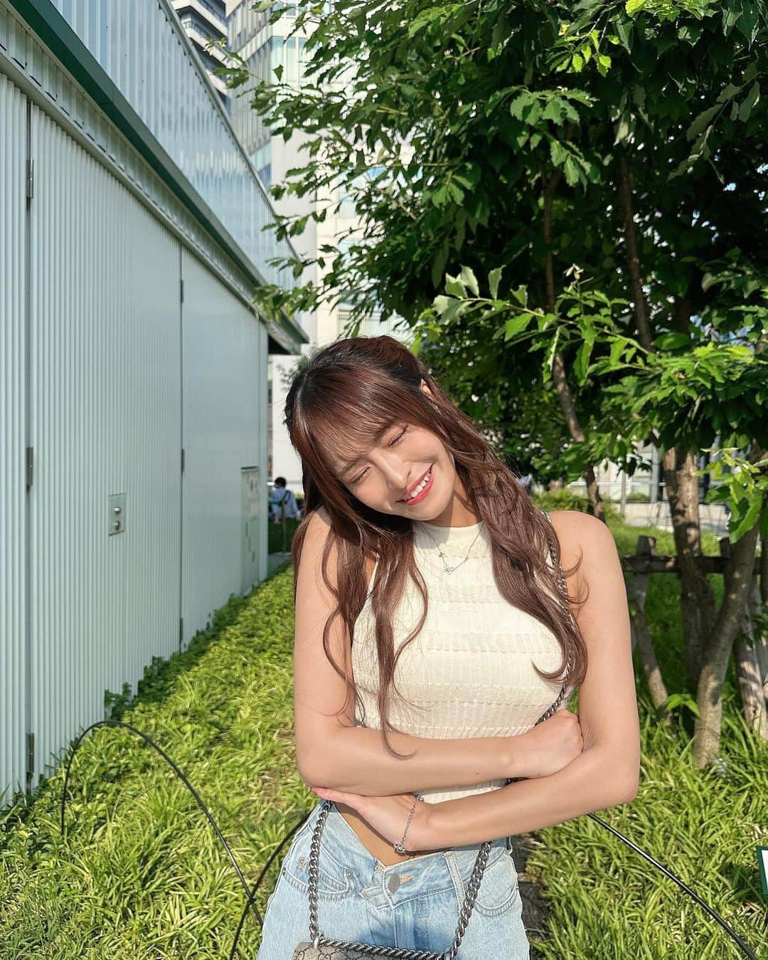 清水里香さんのインスタグラム写真 - (清水里香Instagram)「⁡ ⁡ げきあちゅ🥵🫶🏻 ⁡ ⁡ ⁡ ⁡ #ハーフツイン #夏 #宮下パーク #SHIBUYA」6月26日 20時18分 - partyyy_chu
