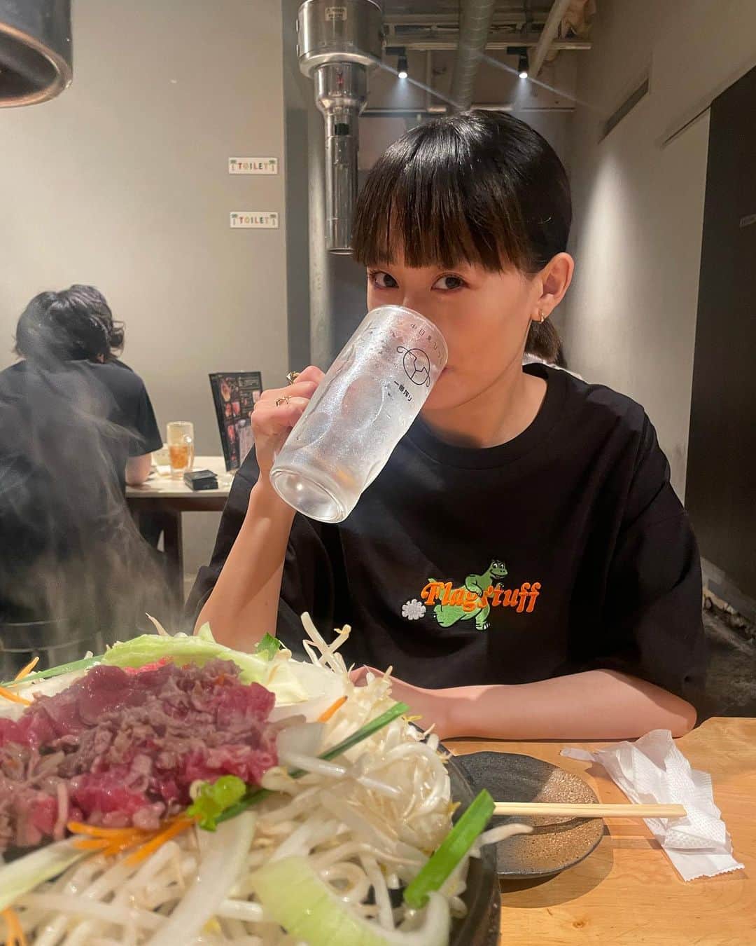 山木コハルさんのインスタグラム写真 - (山木コハルInstagram)「ジンギスカン食べました🫶  最高」6月26日 20時18分 - yayamakoharyu