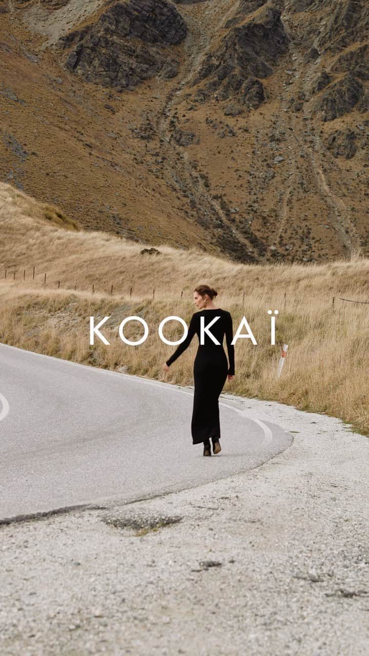 KOOKAI のインスタグラム：「Winter ‘23 Ascend - Shop the Emmett Merino Wool Dress in boutiques and online #kookai #kookaiAW23」