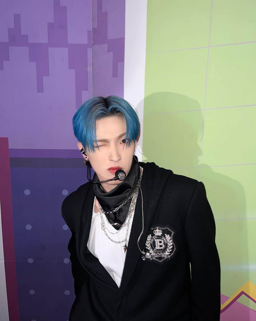 ATEEZさんのインスタグラム写真 - (ATEEZInstagram)「[#Hong_stagram] 💙💙💙💙💙💙💙💙  #ATEEZ #에이티즈 #HONGJOONG #홍중」6月26日 12時32分 - ateez_official_