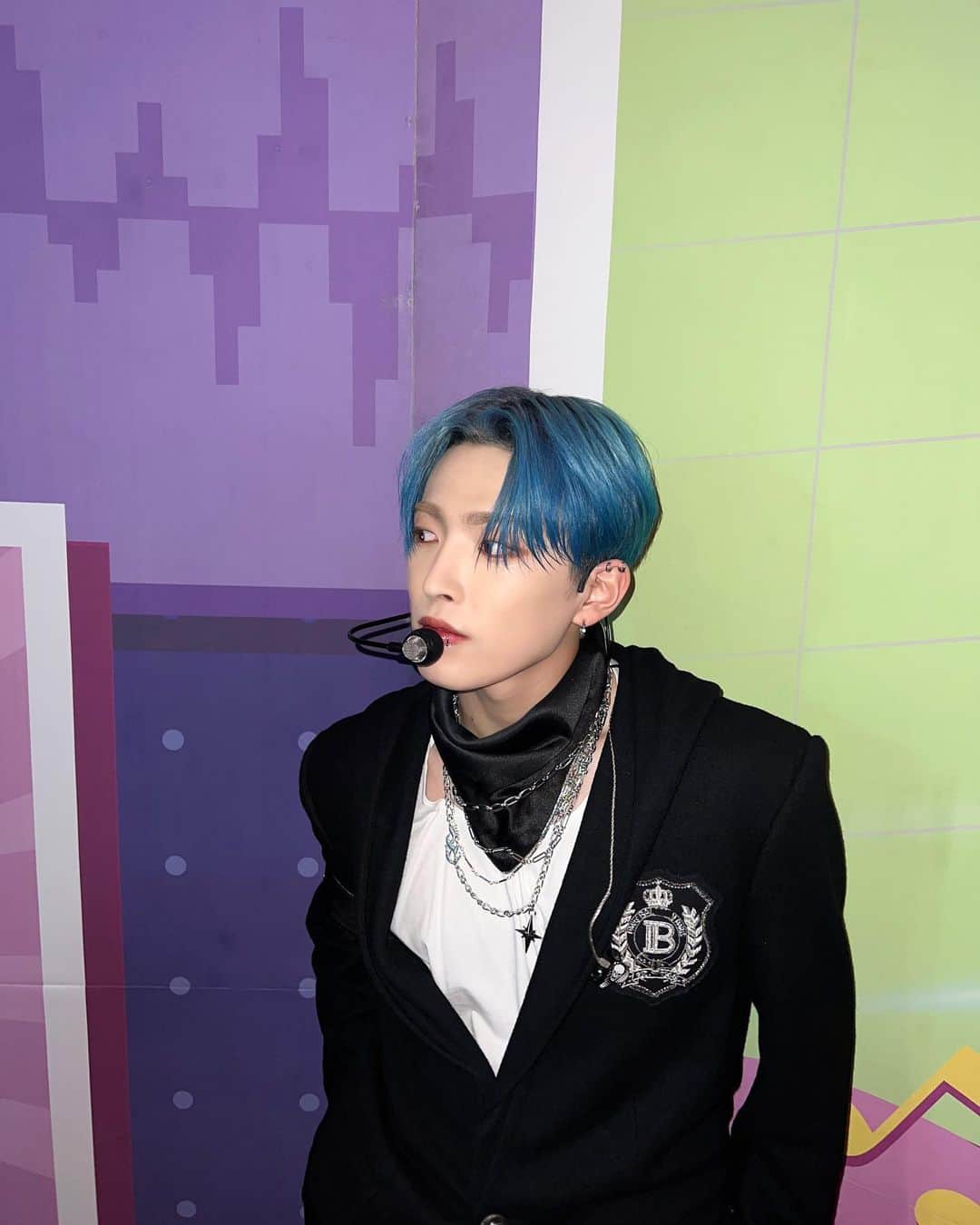 ATEEZさんのインスタグラム写真 - (ATEEZInstagram)「[#Hong_stagram] 💙💙💙💙💙💙💙💙  #ATEEZ #에이티즈 #HONGJOONG #홍중」6月26日 12時32分 - ateez_official_