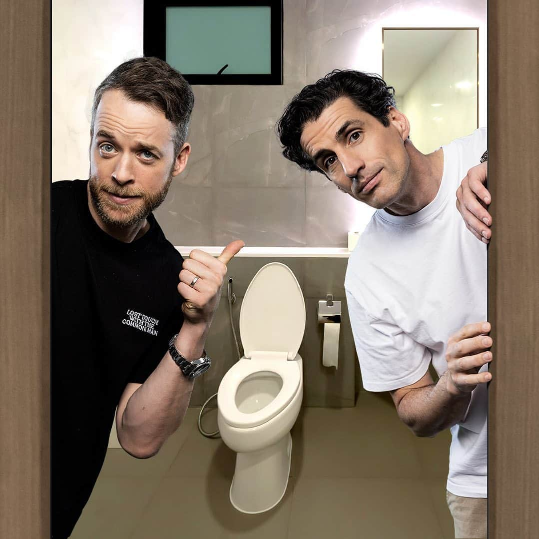 Hamish & Andyさんのインスタグラム写真 - (Hamish & AndyInstagram)「For anyone who needs a quick loo stop in public, but can't find a public toilet; we're collating a map of toilets that are part of a cafe, restaurant or other such establishment, but can be cheekily accessed without being a customer. Know a toilet like this? Share it with the people, on our National Cheeky Boy Toilets Map at hamishandandy.com」6月26日 16時16分 - hamishandandy