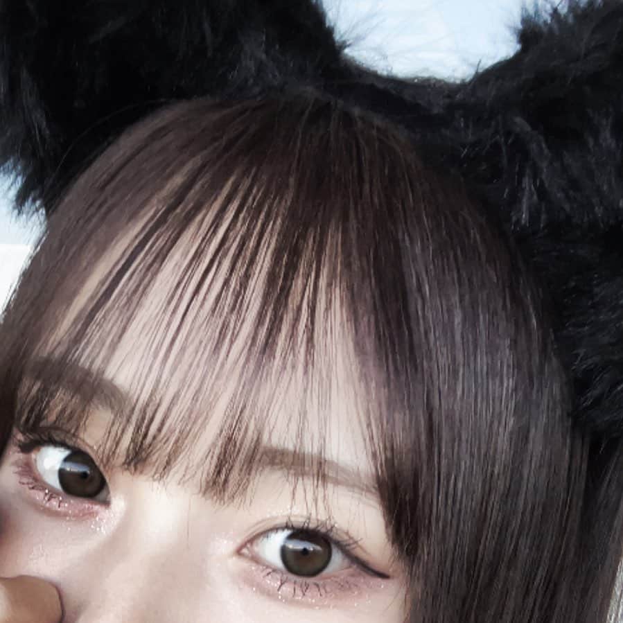 川越紗彩のインスタグラム：「にゃ🐈‍⬛⸒⸒⸒⸒？」