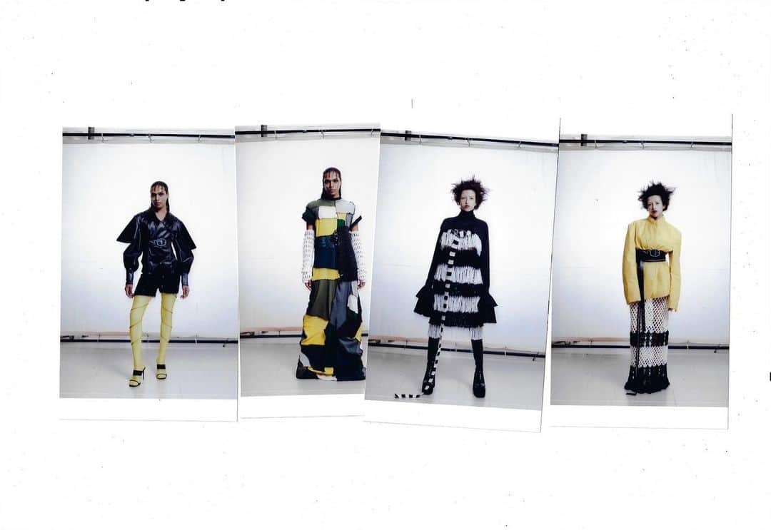 倉岡晋也のインスタグラム：「@cemcinar_paris fw23 creative director @__cemcinar__ shot by @daniel.antropik mua @kamilavay hair @natsumiebiko styling by me and @imanelahlou1 @surya____sun press @autrementpr thanks @timendotes @maisonmayad @dior.mgmt」