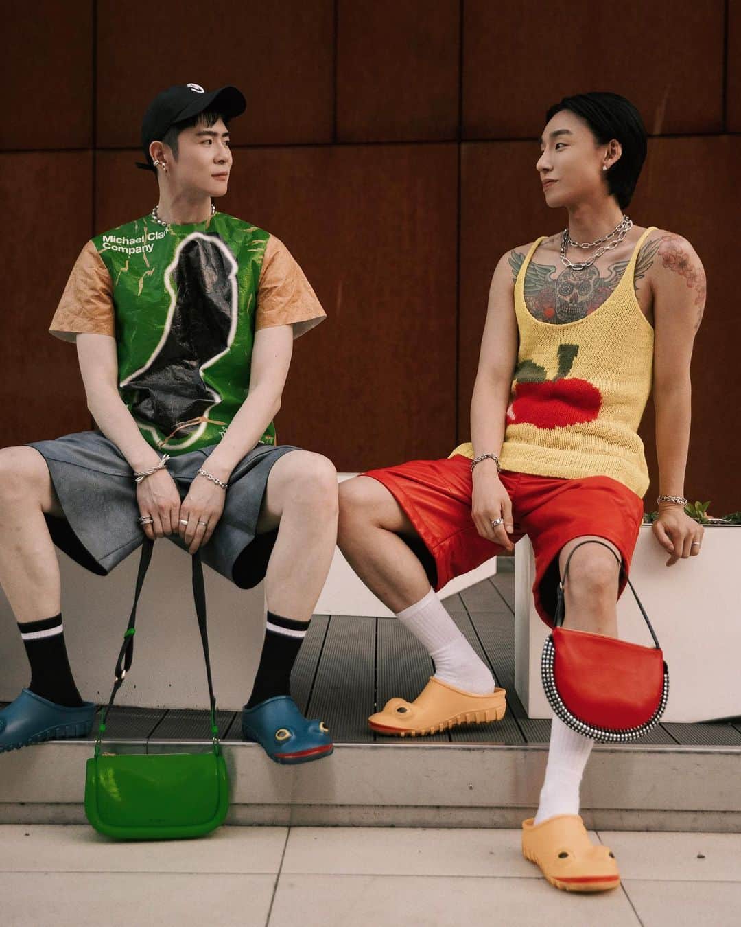 Noah（ノア）のインスタグラム：「JW ANDERSON 2024 S/S 🐸🍎  #TaikiNoah#jwanderson#MFW2024SS」