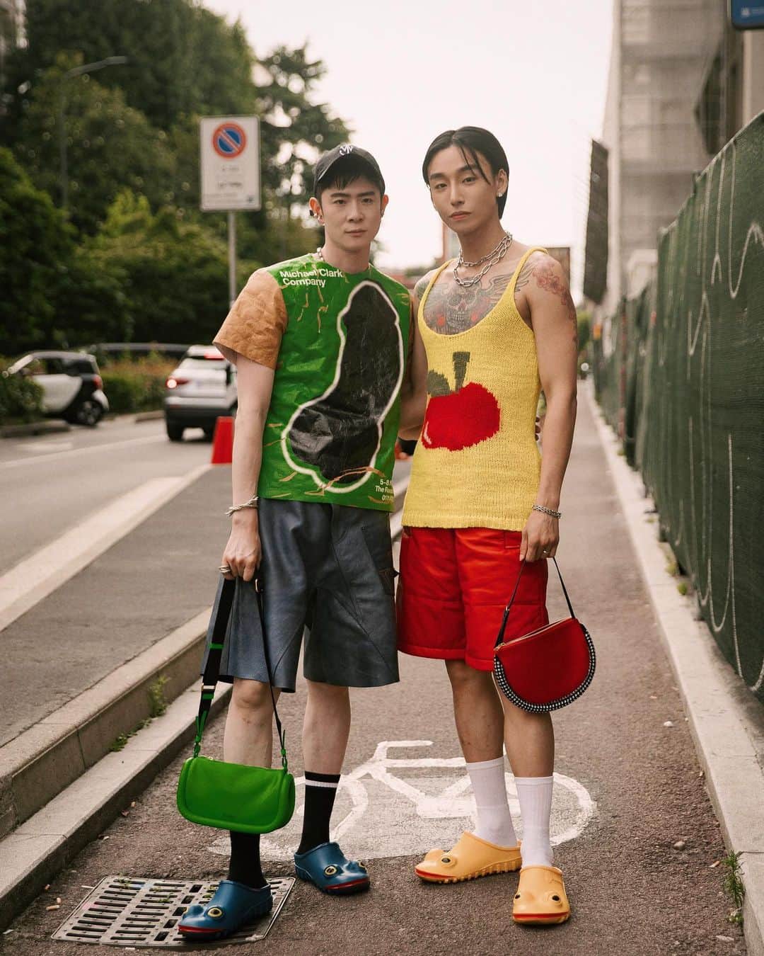 Noah（ノア）さんのインスタグラム写真 - (Noah（ノア）Instagram)「JW ANDERSON 2024 S/S 🐸🍎  #TaikiNoah#jwanderson#MFW2024SS」6月26日 16時43分 - noah_bbb