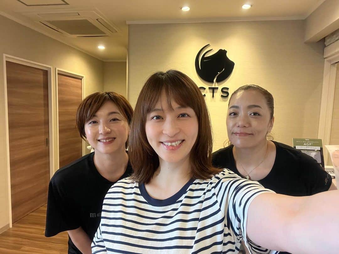 田中理恵のインスタグラム：「@lemieux__aoyama  産後のボディケアー開始‼️」