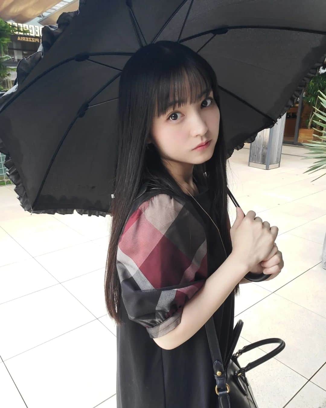 郡司芹香のインスタグラム：「︎︎.⁡⁡ ⁡⁡ 郡司芹香は日傘を装備した! ⁡⁡ ⁡防御力🆙⁡⁡ ⁡⁡  ⁡⁡ .⁡ ⁡.⁡ ⁡.⁡ ⁡ #MYFirstBaes #マイファーストベイズ ⁡ ⁡ #マイベイ #郡司芹香」