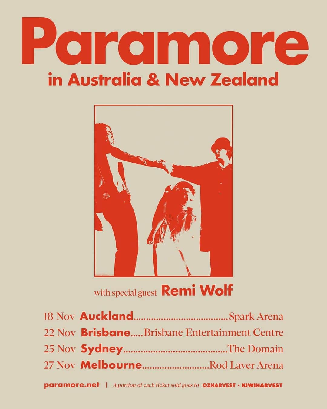 Paramoreさんのインスタグラム写真 - (ParamoreInstagram)「Australia & New Zealand. November 2023.」6月27日 5時00分 - paramore