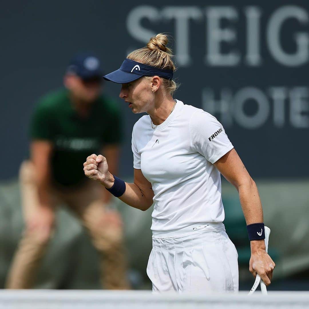 WTA（女子テニス協会）のインスタグラム：「Nothing 𝘣𝘢𝘥 about these wins 🌱  A selection of today’s winners at the @badhomburgopen!」