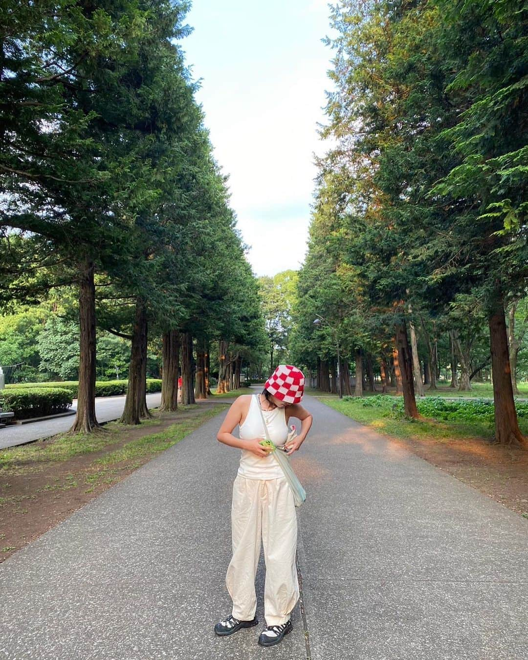 松本優さんのインスタグラム写真 - (松本優Instagram)「幸せのお裾分け♡  #yucode👗 #ootd#outfit#fashion#summercode#salomon#コーデ#私服#夏コーデ」6月26日 21時44分 - matsumoto_yu