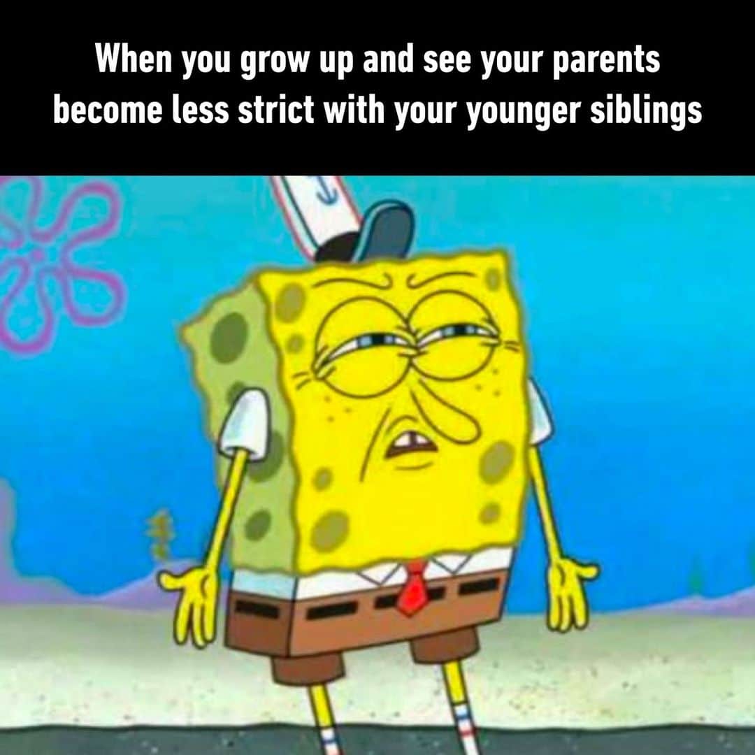 のインスタグラム：「it's not fair🥲  - #siblings #parents #memes #9gag」