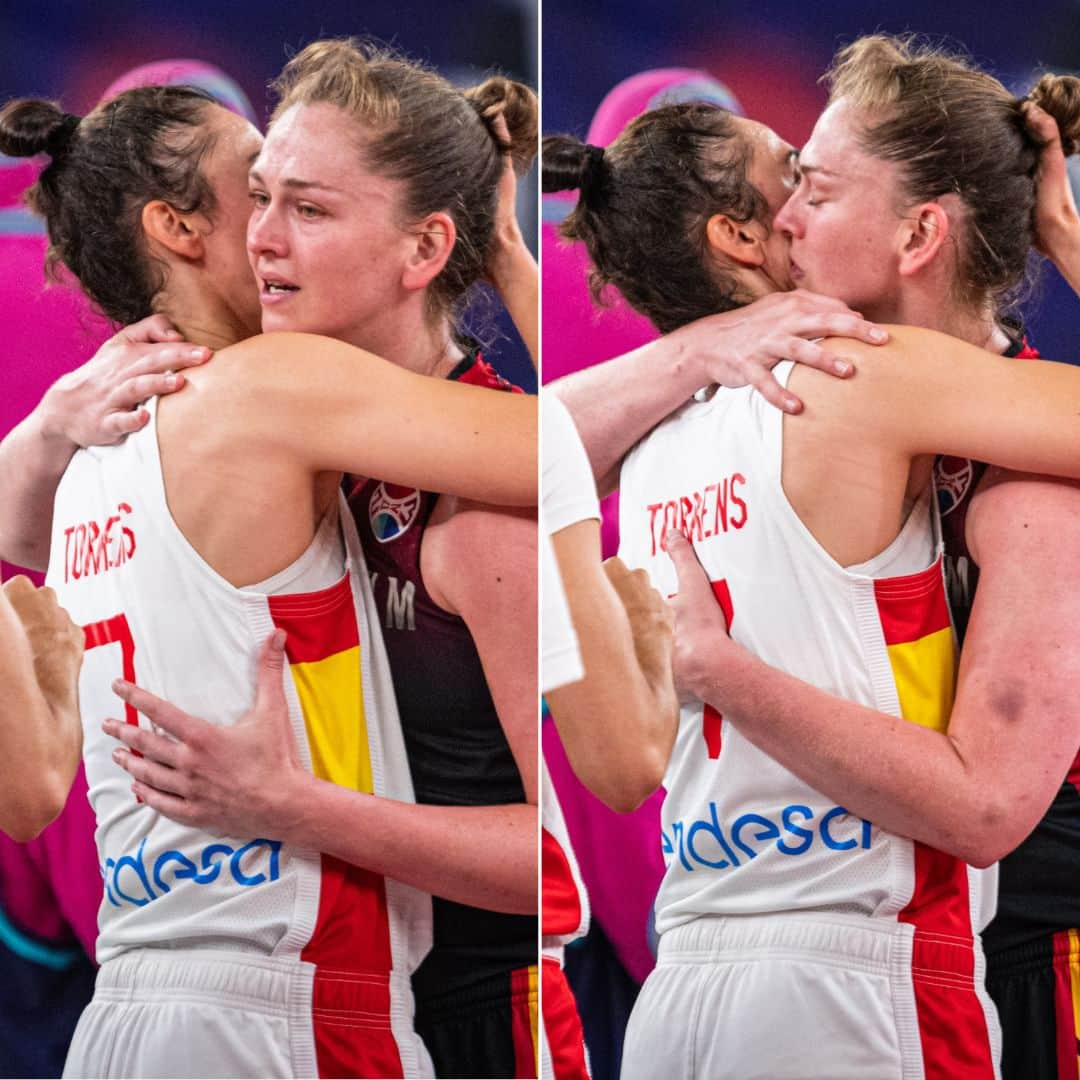 FIBAさんのインスタグラム写真 - (FIBAInstagram)「Just a beautiful moment shared between two all-time European greats 🐐🐐  #EuroBasketWomen」6月26日 22時33分 - fiba