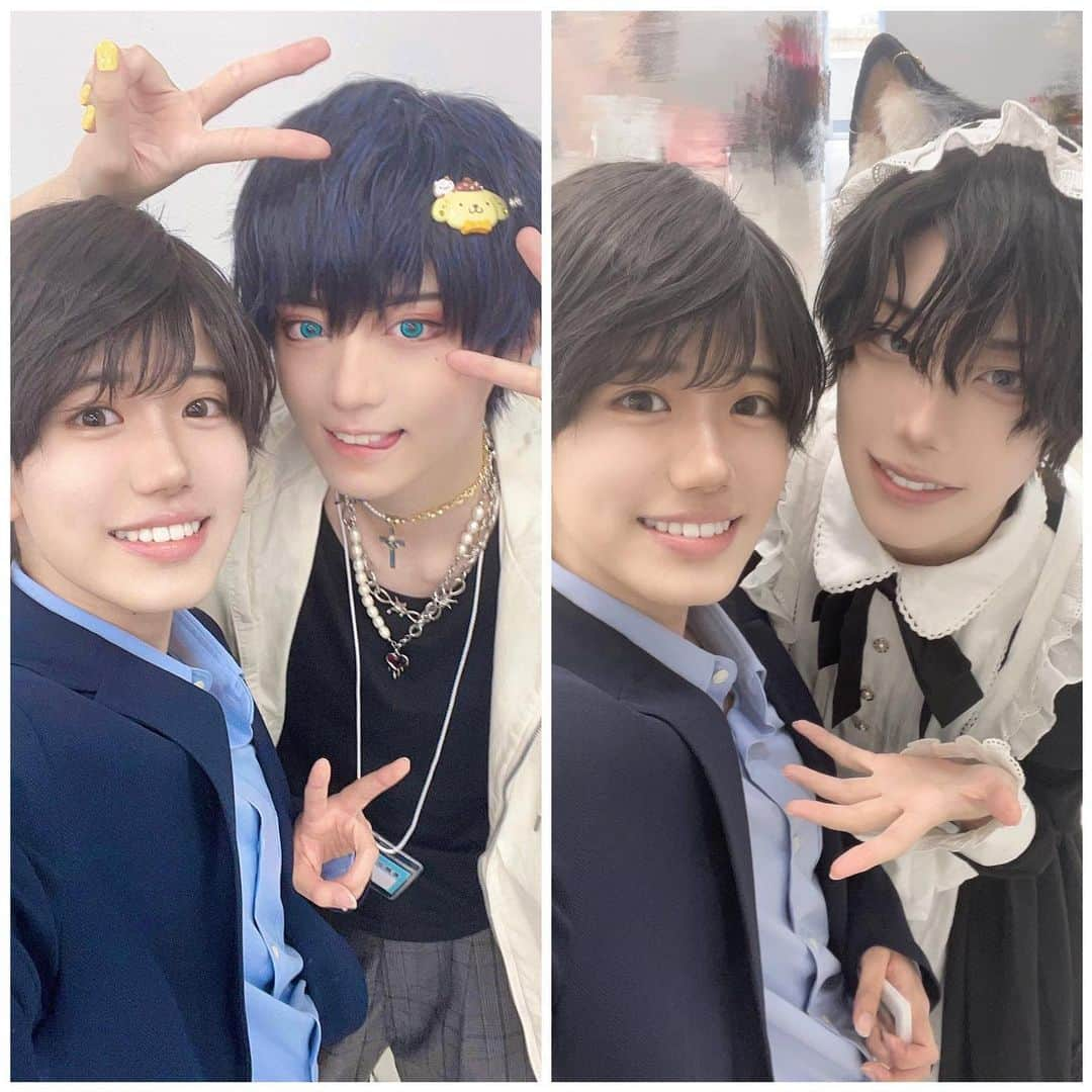 だるまのインスタグラム：「アコマル楽しかった〜！！🫶  #奥村英二コスプレ #bananafish #cosplay #男装」