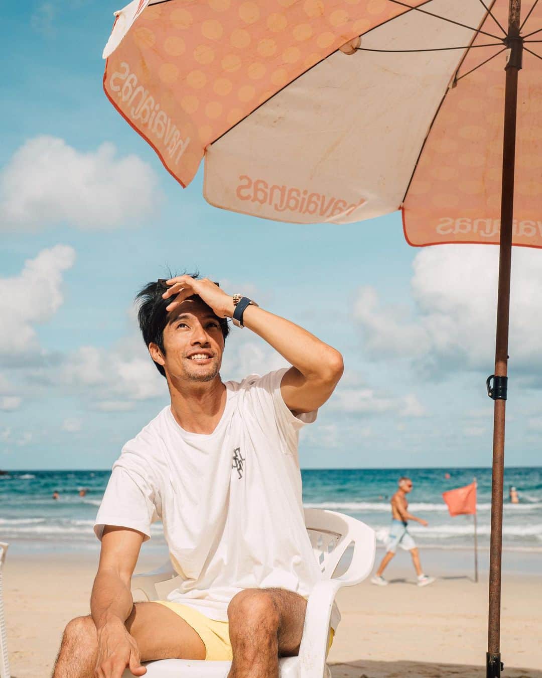 八代健さんのインスタグラム写真 - (八代健Instagram)「Lovely weekend at Kata beach 🌞🏝 #Phuket #beachlife  #HydroConquest #LonginesThailand   📷 @mojito.boy」6月26日 22時51分 - kenyashiro