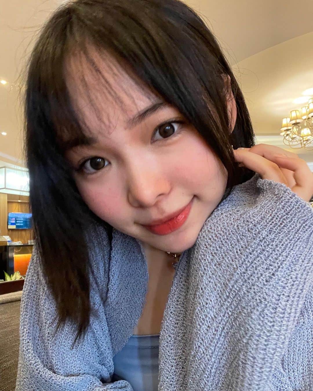 大友樹乃のインスタグラム：「… おなかへった👶 牛乳すきなの🤍  #ウユ　‼︎」