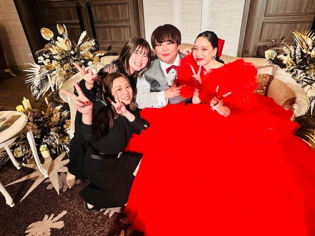 ゆい/スターリーズさんのインスタグラム写真 - (ゆい/スターリーズInstagram)「妹みたいなガガの結婚式💒👰‍♀️ 幸せになるんだぞ💍」6月26日 22時57分 - yui_starys